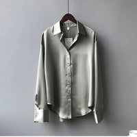 Button Up Silk Shirt