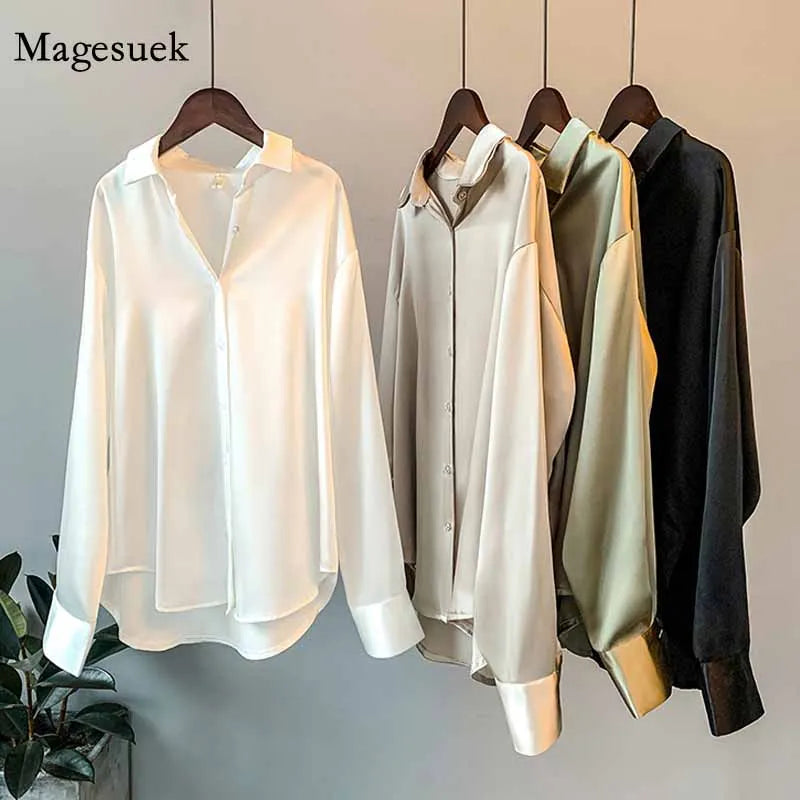 Button Up Silk Shirt