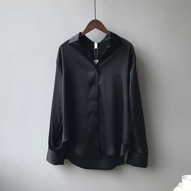 Button Up Silk Shirt